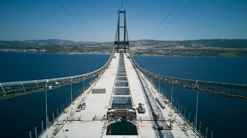 Deck Installation Continues At 1915Çanakkale Bridge