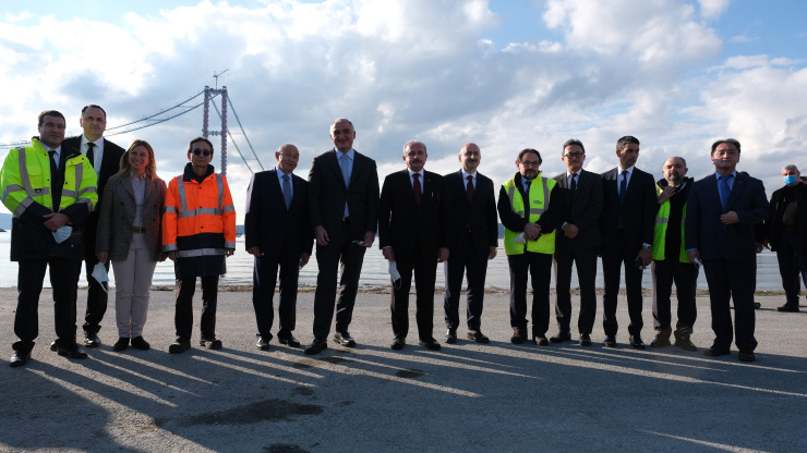Visit To The 1915Çanakkale Bridge By The Speaker Of The Parliament